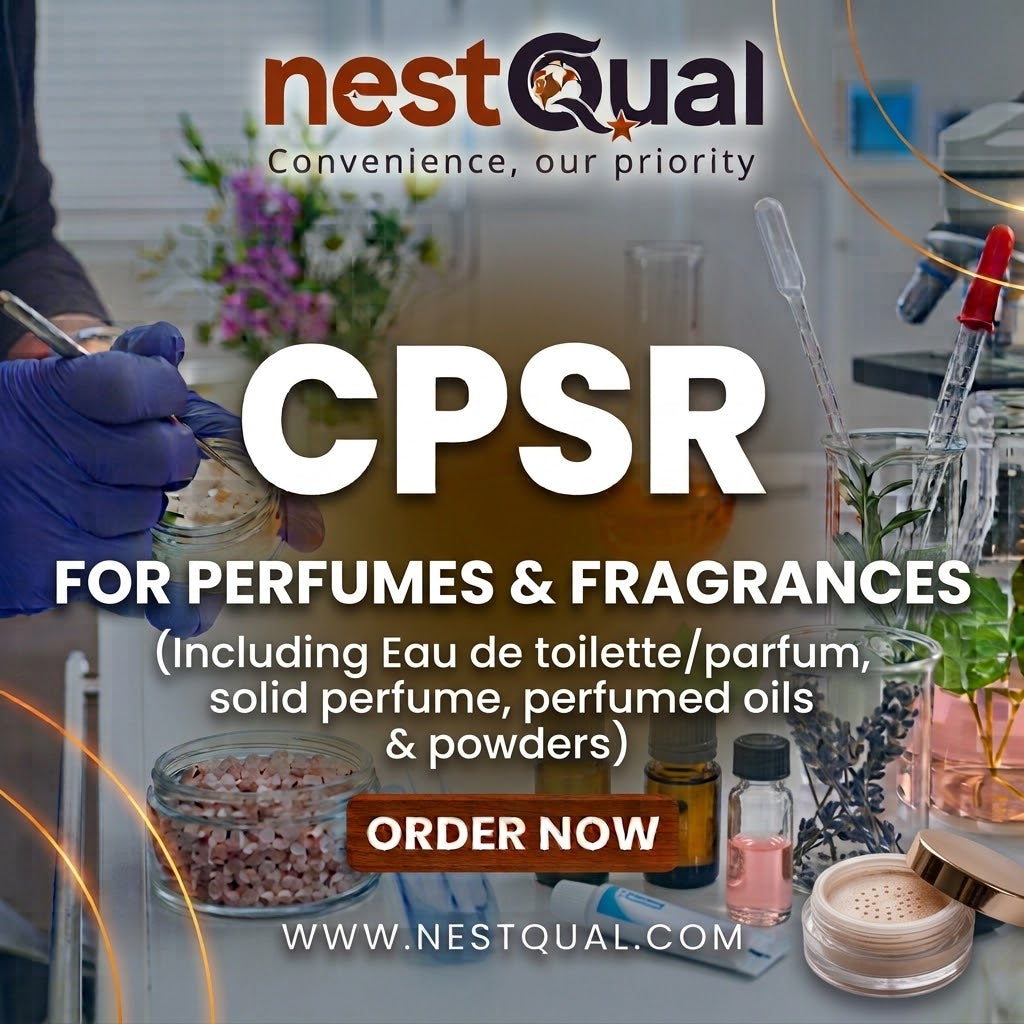 CPSR for Perfumes & Fragrances (Including Eau de toilette/parfum, solid perfume, perfumed oils & powders)