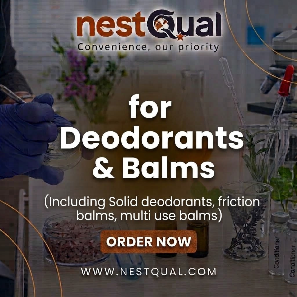 PIF for Deodorants & Balms (Including Solid deodorants, friction balms, multi use balms)