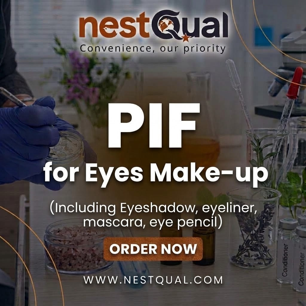 PIF for Eyes Make-up (Including Eyeshadow, eyeliner, mascara, eye pencil)