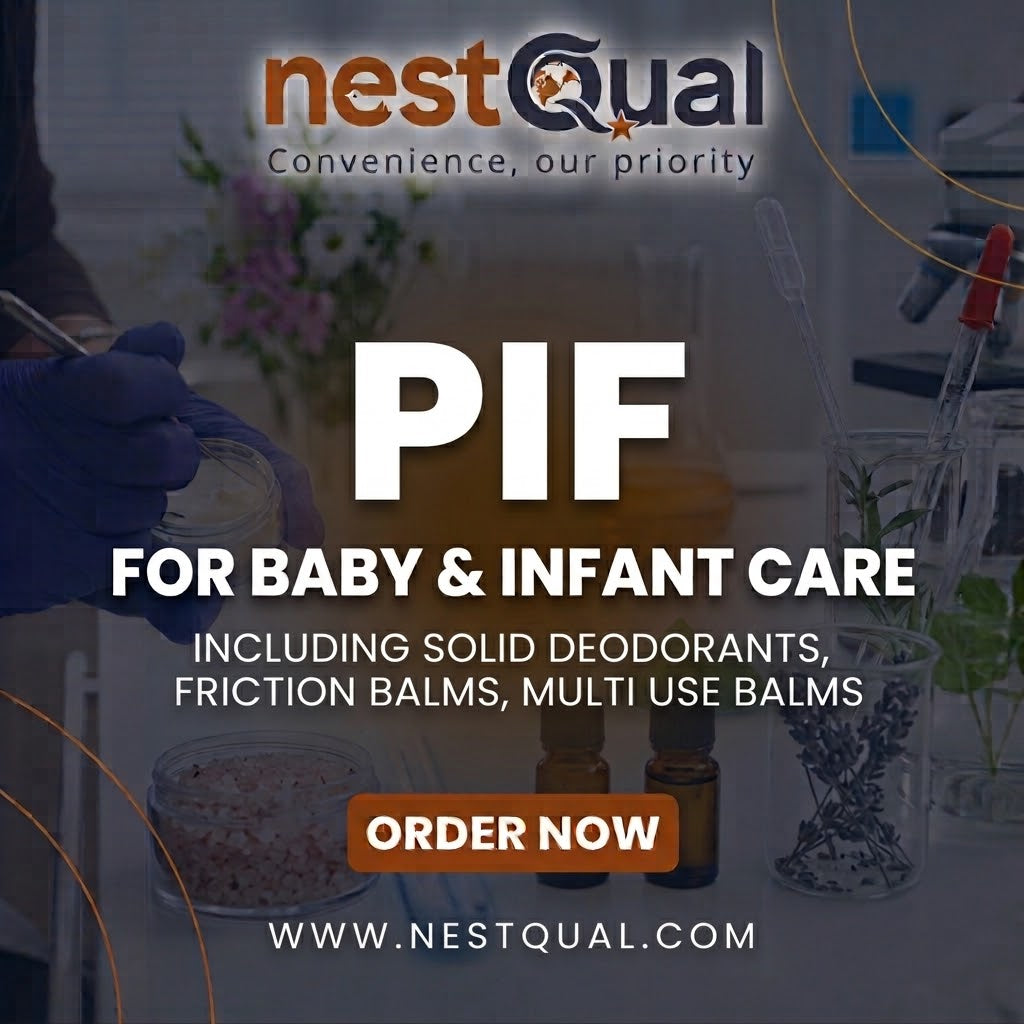 PIF for Baby & Infant Care (Including Baby washes, balms, moisturisers)