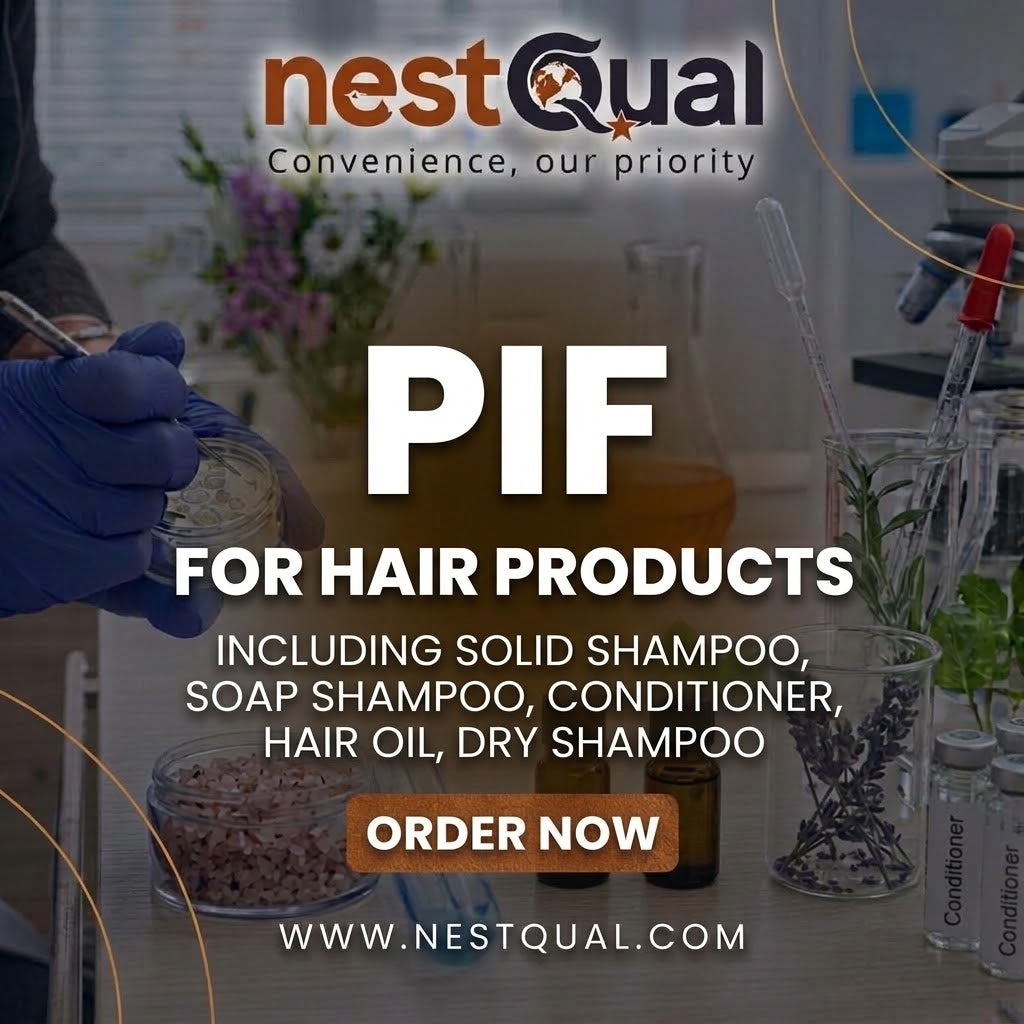 PIF for Hair Products (Including Solid shampoo, soap shampoo, conditioner, hair oil, dry shampoo)