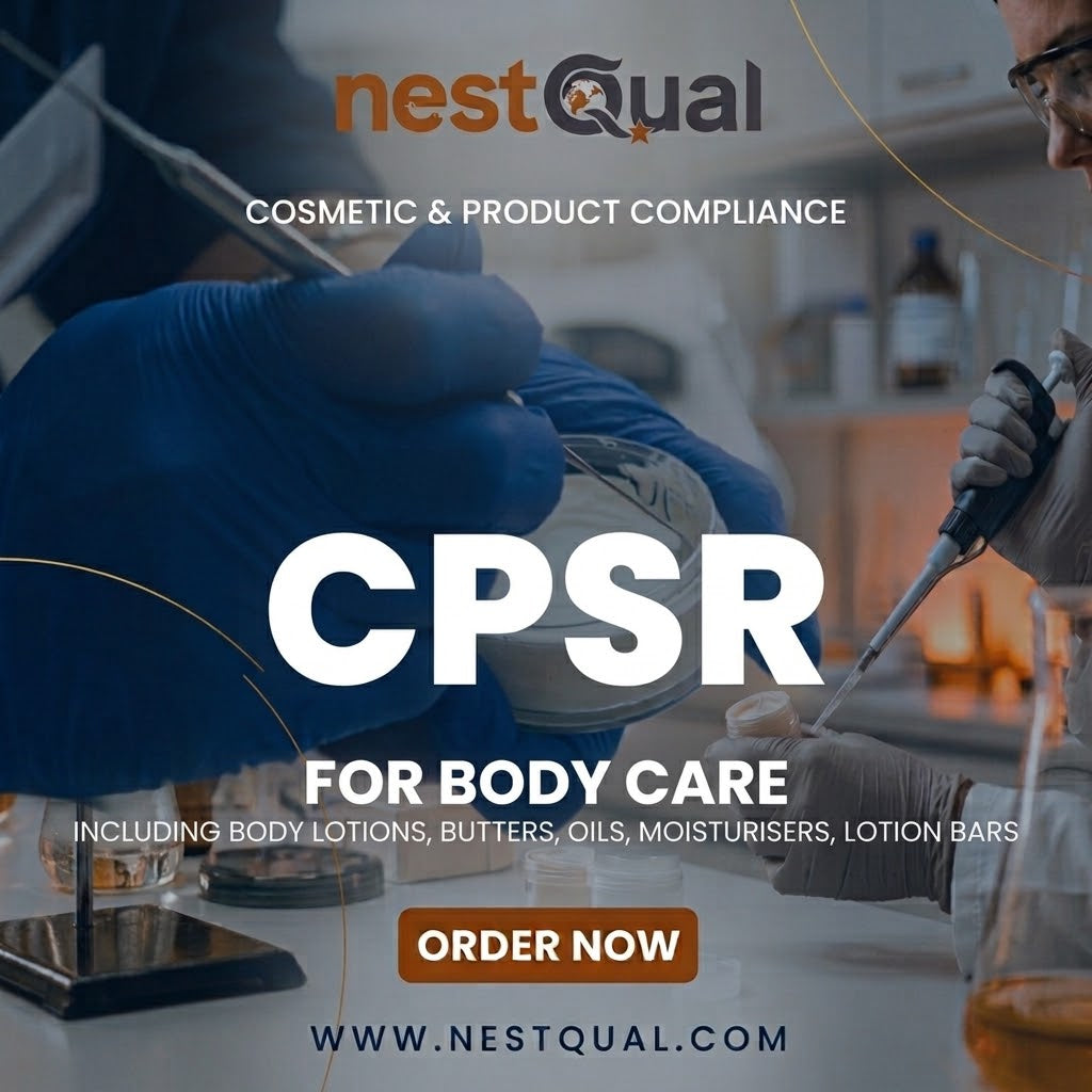 CPSR for Body Care (Including Body lotions, butters, oils, moisturisers, lotion bars)