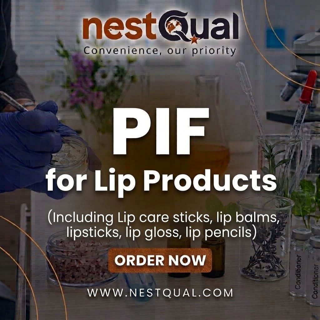PIF for Lip Products (Including Lip care sticks, lip balms, lipsticks, lip gloss, lip pencils)